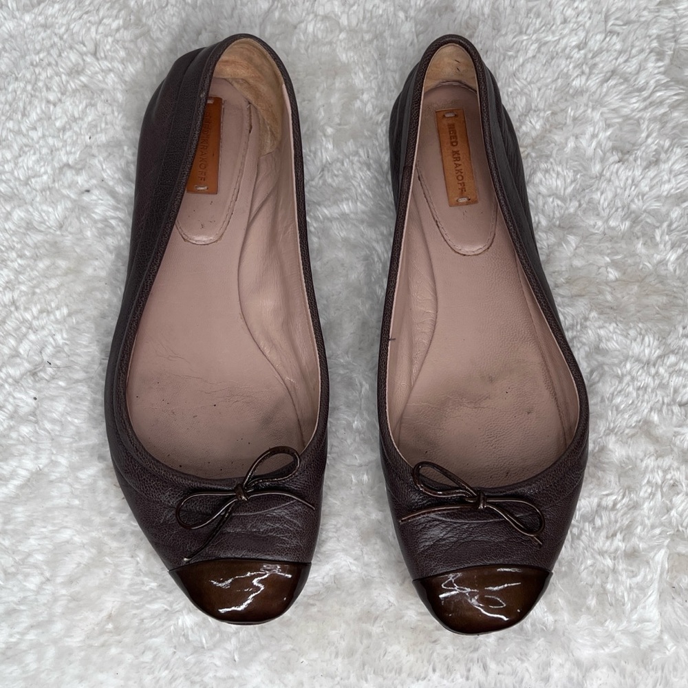 Reed Krakoff Brown Ballet Flats